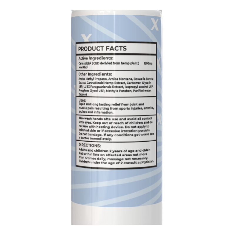 XFreeze CBD Pain Gel Roller 1500mg - Image 2