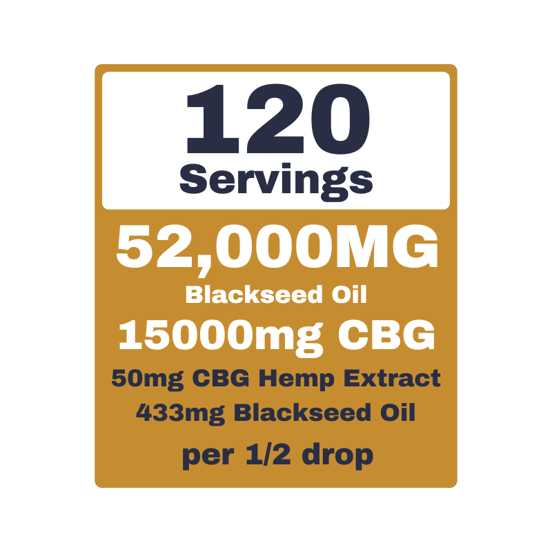 Miracle Gold 52,000mg - Contains 6000mg CBG - Double Bottle - Does Not Contain THC - Image 3