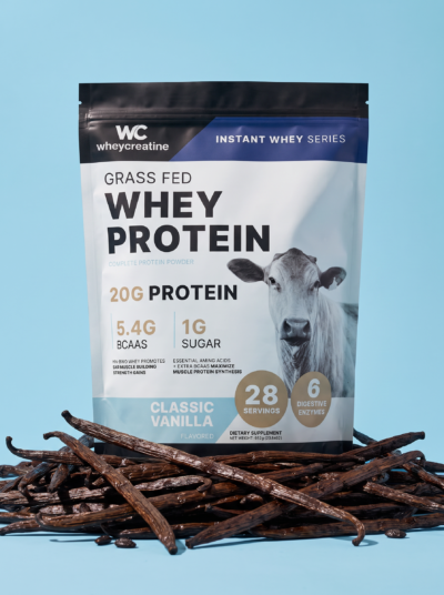 Vanilla Whey Protein Isolate (Grass-Fed / 28 Servings)