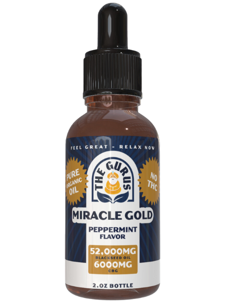 Miracle Gold 52,000mg - Contains 6000mg CBG - Double Bottle - Does Not Contain THC