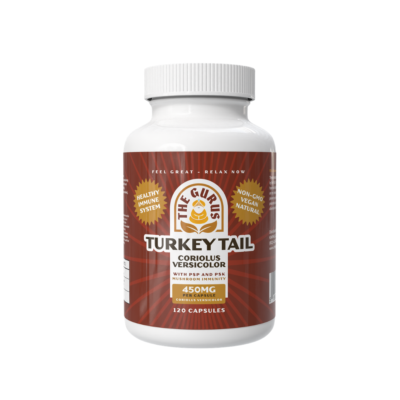 Turkey Tail Mushroom Capsules (120 ct / 450 mg)