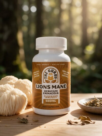 Lion's Mane Mushroom Capsules (120 ct / 500 mg)