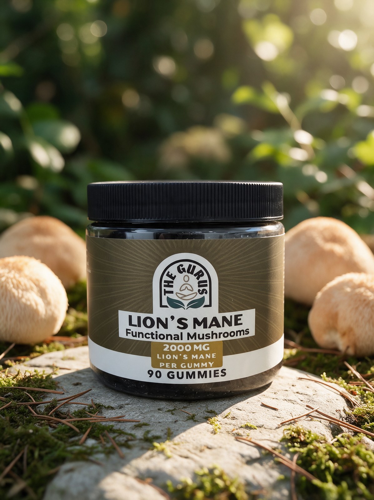 Lion's Mane Mushroom Gummies (90 ct / 2,000 mg)