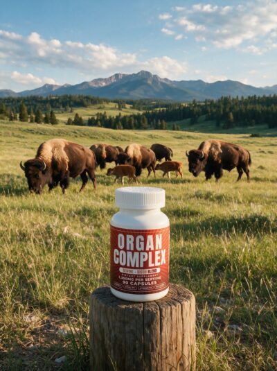 Organ Complex &ndash; Bovine + Bison Blend (90 ct / 1,350 mg)