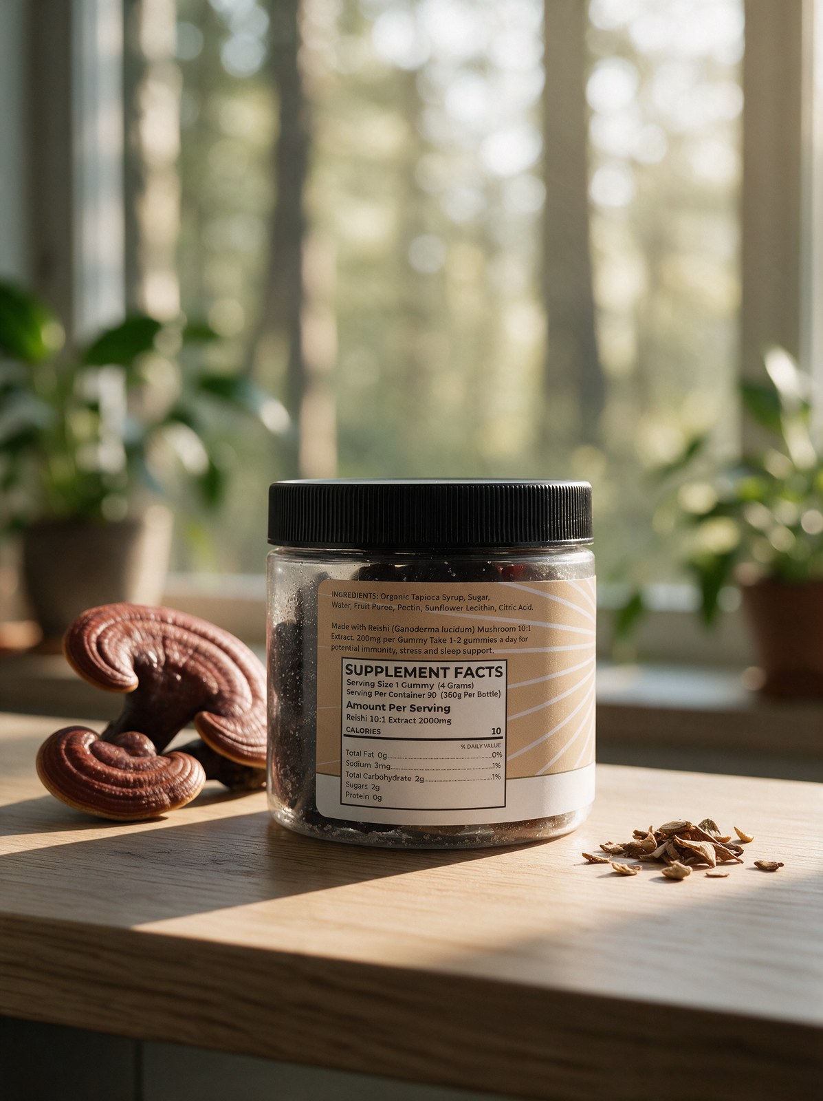 Reishi Mushroom Gummies (90 ct / 2,000 mg) - Image 2